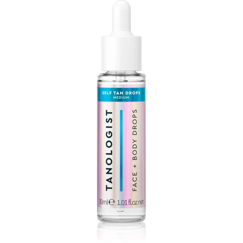 TANOLOGIST Self Tan Drops σταγόνες αυτομαυρίσματος Για πρόσωπο και σώμα απόχρωση Medium 30 ml