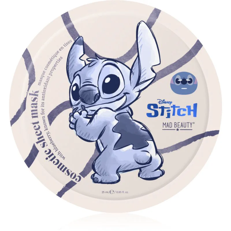 Mad Beauty Stitch Denim υφασμάτινη μάσκα ενυδάτωσης 25 ml