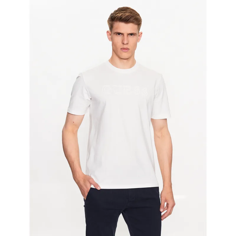 Guess T-Shirt Alphy Z2YI11 J1314 Λευκό Regular Fit