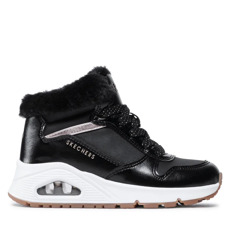 Αθλητικά Skechers Uno Cozy On Air 310518L/BKRG Μαύρο