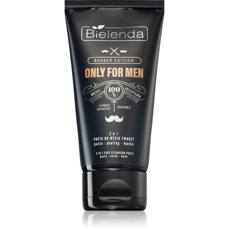 Bielenda Only for Men Barber Edition καθαριστική πάστα 3 σε 1 150 γρ