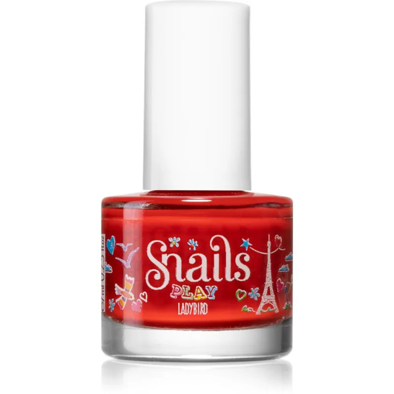 Snails Mini Play βερνίκι νυχιών για παιδιά απόχρωση Ladybird 7 ml