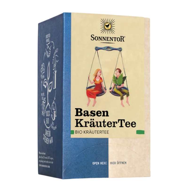 Sonnentor Basic Compensation Herbal Tea, in sachet, 18 pieces