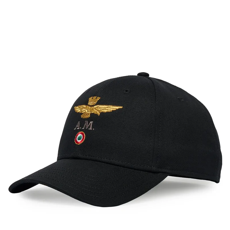 Καπέλο Jockey Aeronautica Militare 262HA1100UCT02848 Μαύρο
