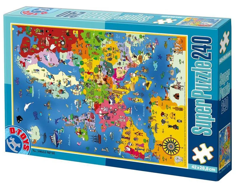 PUZZLE D-TOYS 240 ΚΟΜΜΑΤΙΑ (50663MP01)
