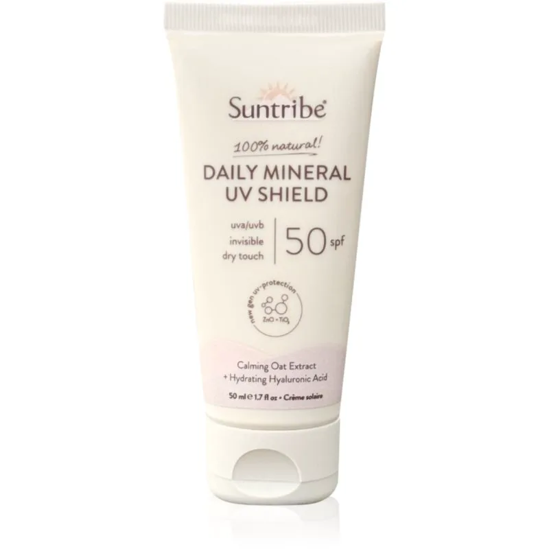 Suntribe Daily Mineral UV Shield μεταλλική αντηλιακή κρέμα SPF 50 50 ml
