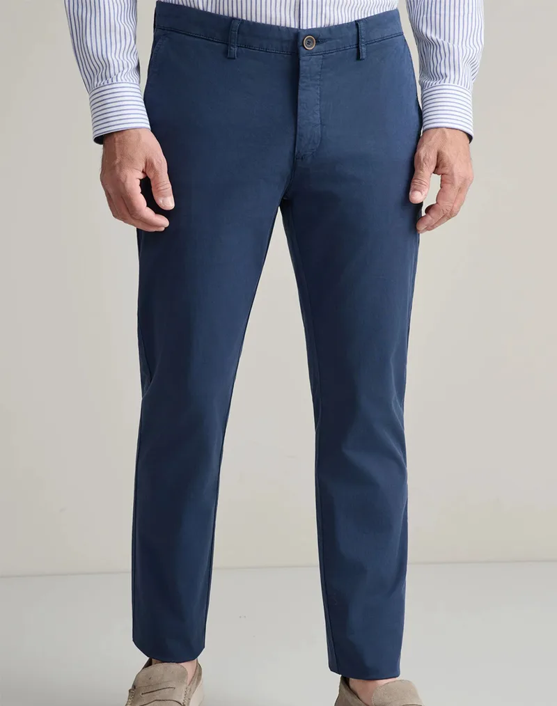 NAVY&GREEN ΠΑΝΤΕΛΟΝΙ ΑΠΙΕΤΟ MODERN FIT 24AG.1003MFA/93.3-FRENCH NAVY NavyBlue
