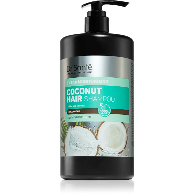 Dr. Santé Coconut σαμπουάν με λάδι καρύδας για ξηρά και εύθραυστα μαλλιά 1000 ml
