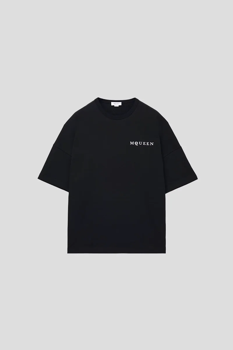 ALEXANDER MCQUEEN Ανδρικό Μαύρο Men's Oversized T-Shirt