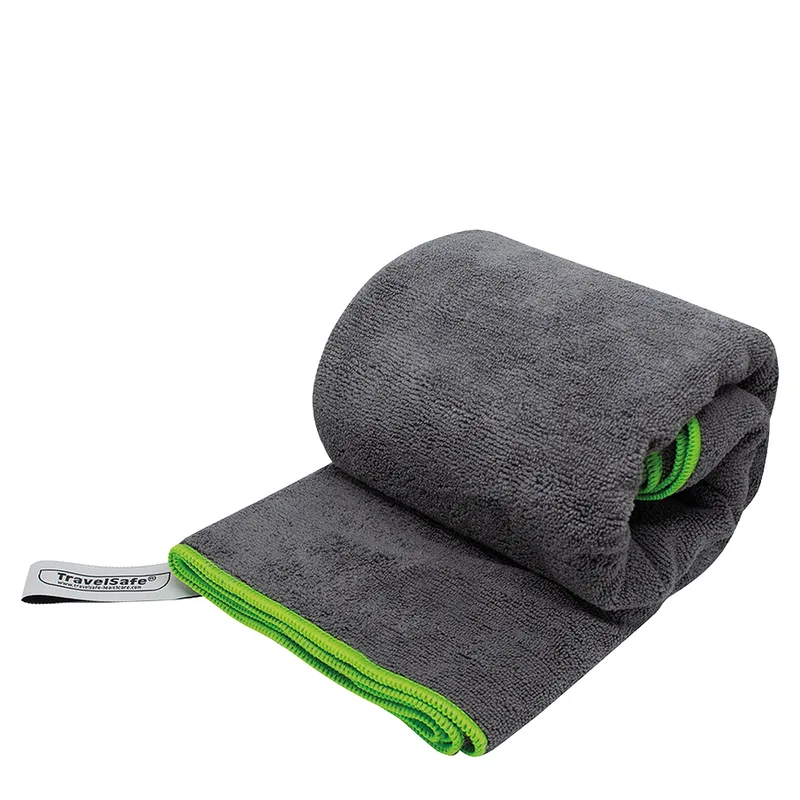 Microfiber Terry Towel Travelsafe 135x70cm Πετσέτα Ταξιδίου Με Μικροΐνες Tra-150 Charcoal Green