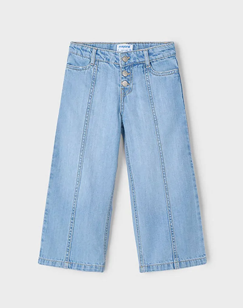 MAYORAL ΠΑΝΤΕΛΟΝΙ ΜΑΚΡΥ DENIM ΦΑΡΔΥ 03558-075 DenimLightBlue