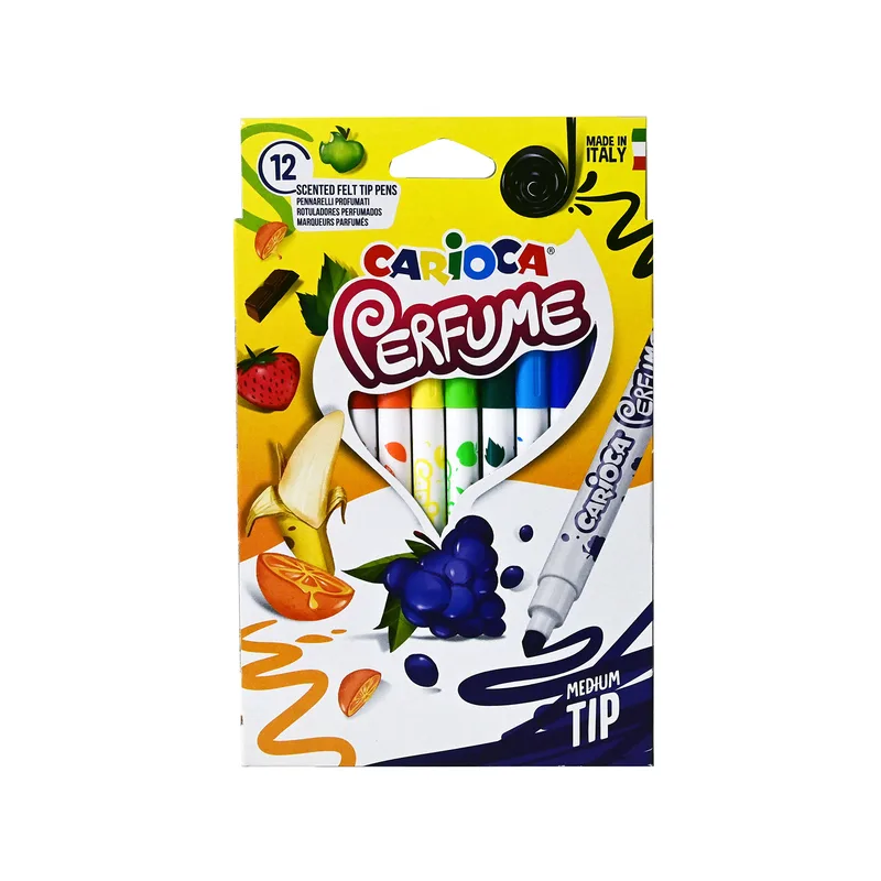 Carioca Perfume Αρωματικοί Μαρκαδόροι 12 χρώματα