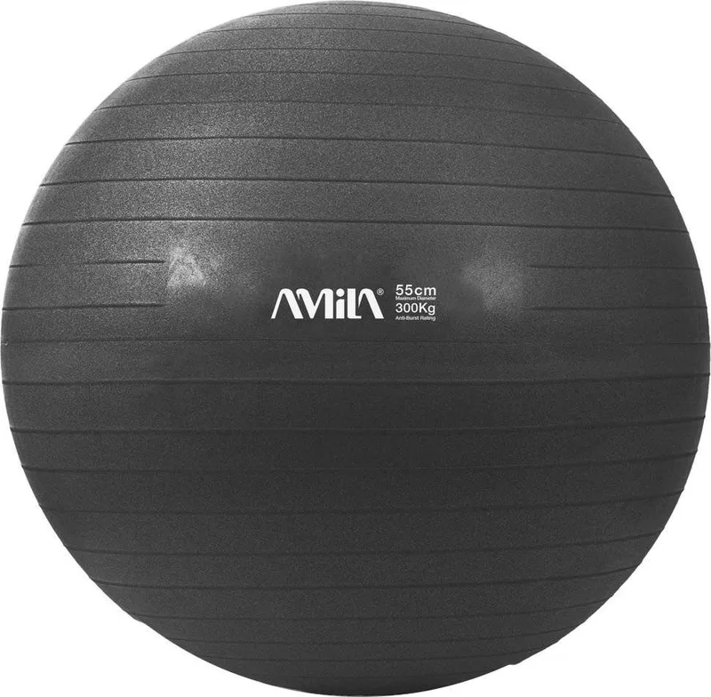 ΜΠΑΛΑ ΓΥΜΝΑΣΤΙΚΗΣ AMILA GYMBALL ΜΑΥΡΗ 55 CM