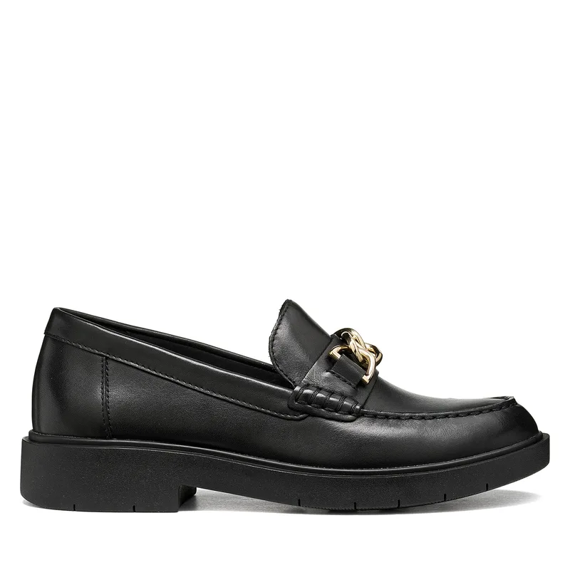 Loafers Geox D Spherica Ec1 B D66DKG 43 C9999 Μαύρο