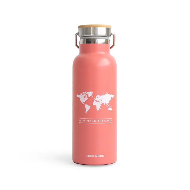 Miss Wood Μπουκάλι Θερμός 500ml - Ροζέ