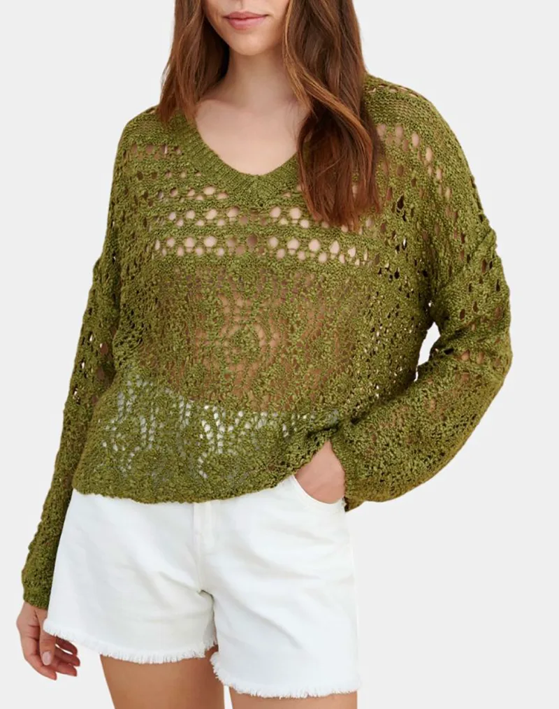 ATTRATTIVO ΜΠΛΟΥΖΑ 9P23390-LADI Olive