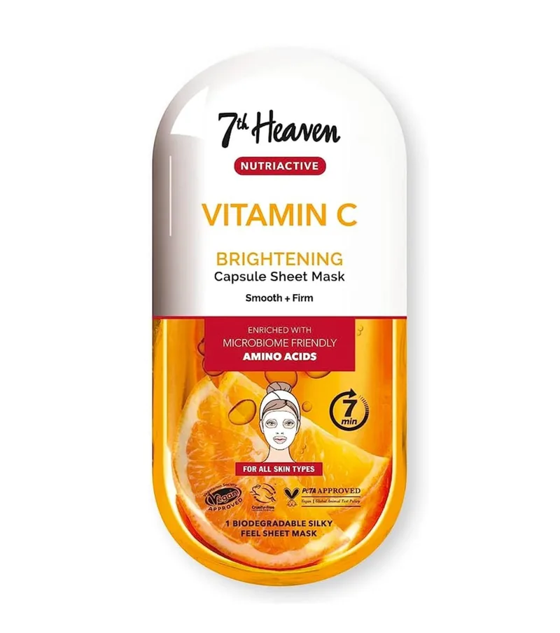 Vitamin C Brightening Serum Capsule Sheet Mask