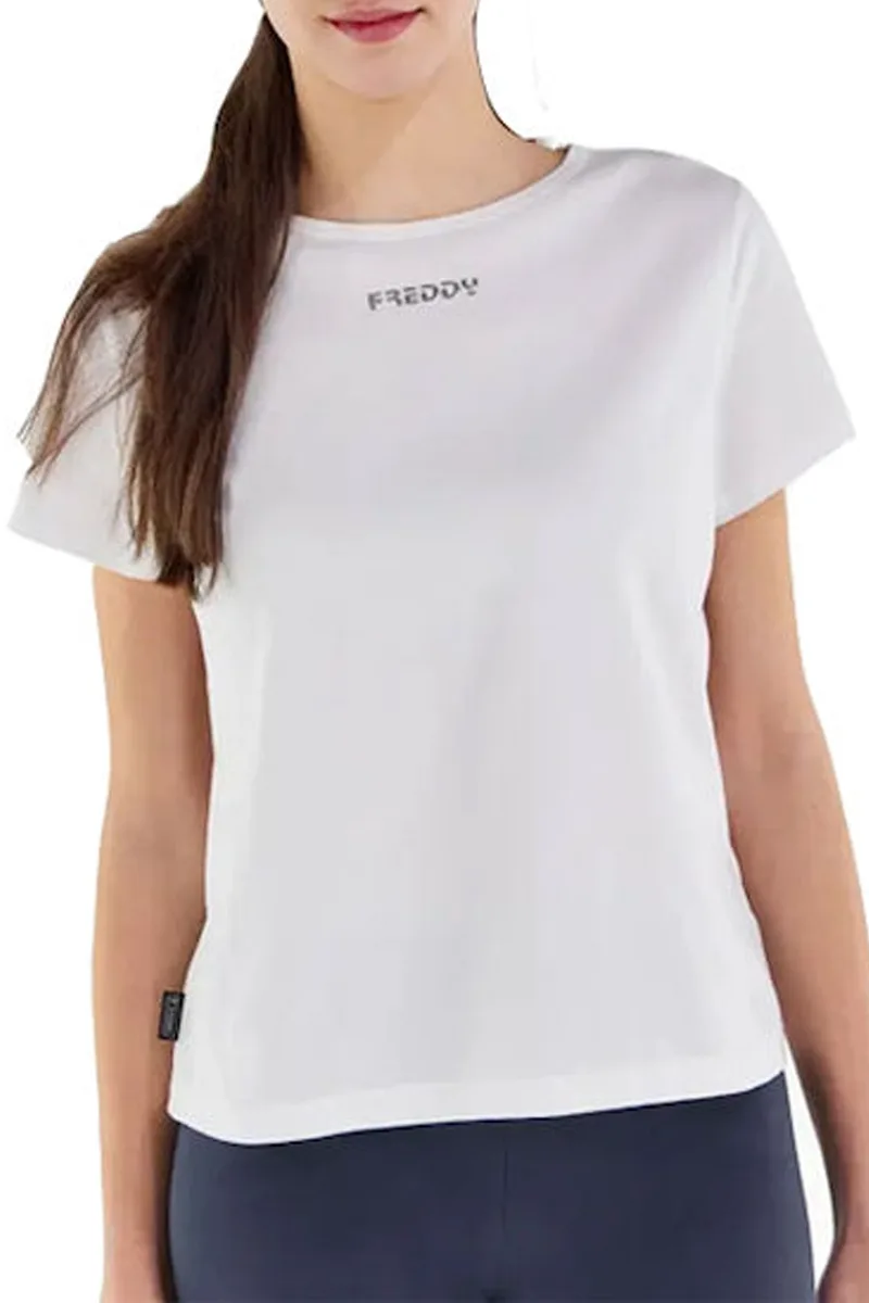 Μπλούζα Κοντομάνικη Freddy Cropped S2WBCT3-W Γυναικείο