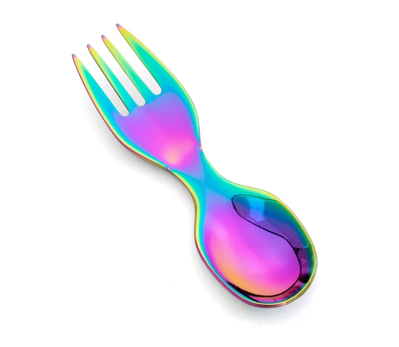 LEKKABOX Spork 10cm - Rainbow