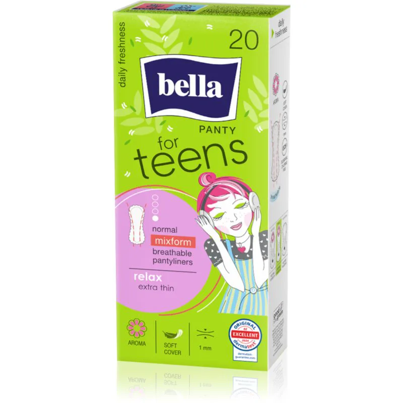 BELLA For Teens Relax σερβιετάκια για κορίτσια 20 τμχ