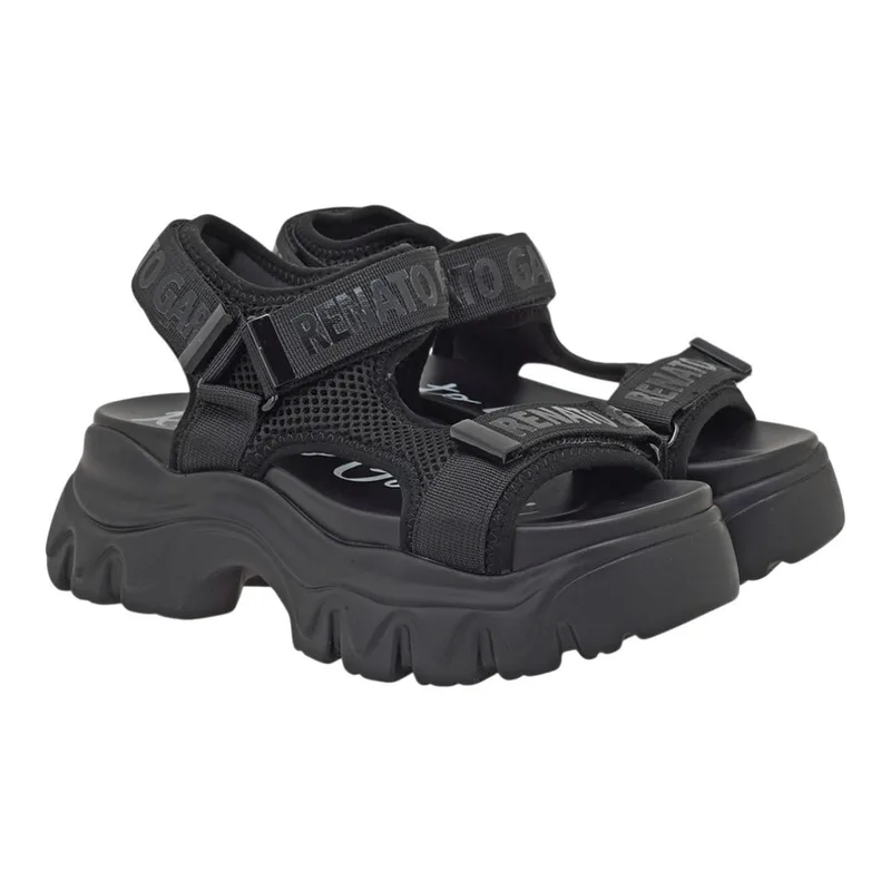 Renato Garini Γυναικεία Πλατφόρμες FLATFORMS 28A-101 Μαύρο W428A1014001