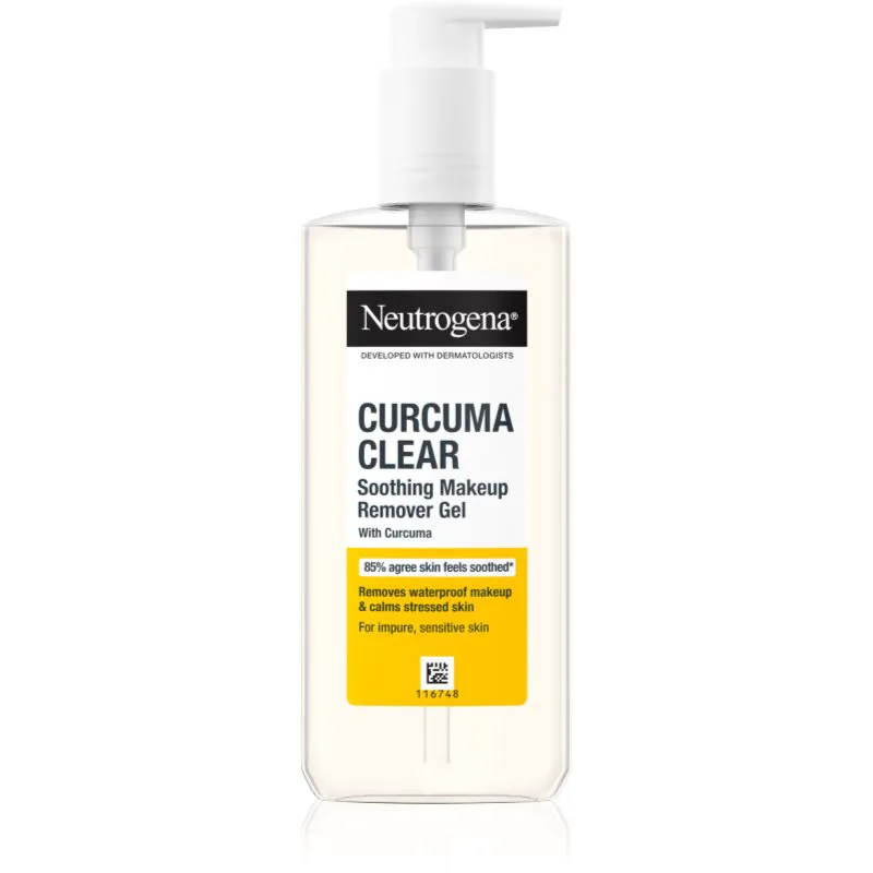 Neutrogena Curcuma Clear μικυλλιακό τζελ για ντεμακιγιάζ 200 ml
