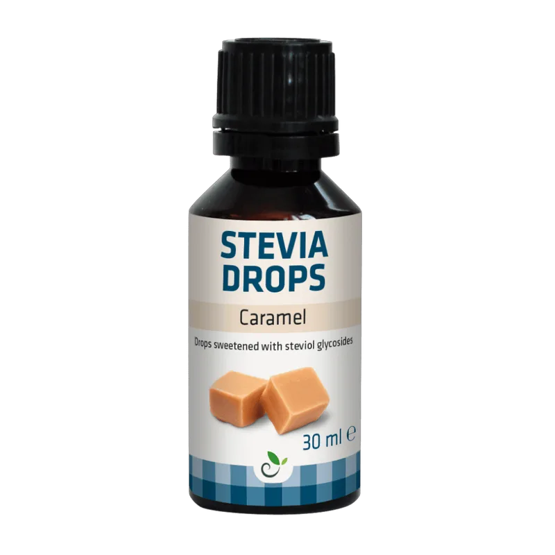 Sukrin Stevia Drops Caramel (30 ml) - Στέβια με γεύση καραμέλα