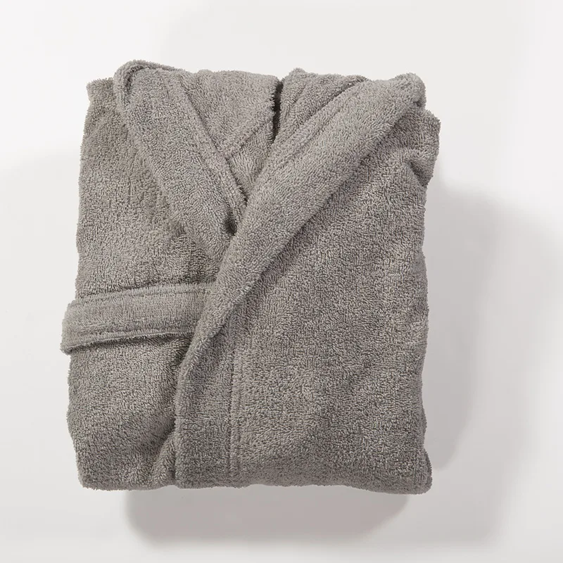 Μπουρνούζι Με Κουκούλα Nef Nef Color Kids L.Grey
