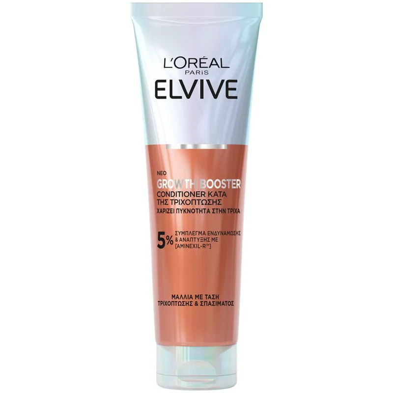 L'Oreal Paris Elvive Growth Booster Conditioner Μαλακτική Κρέμα Μαλλιών Κατάλληλη για Μαλλιά με Τάση Τριχόπτωσης & Σπασίματος 150ml