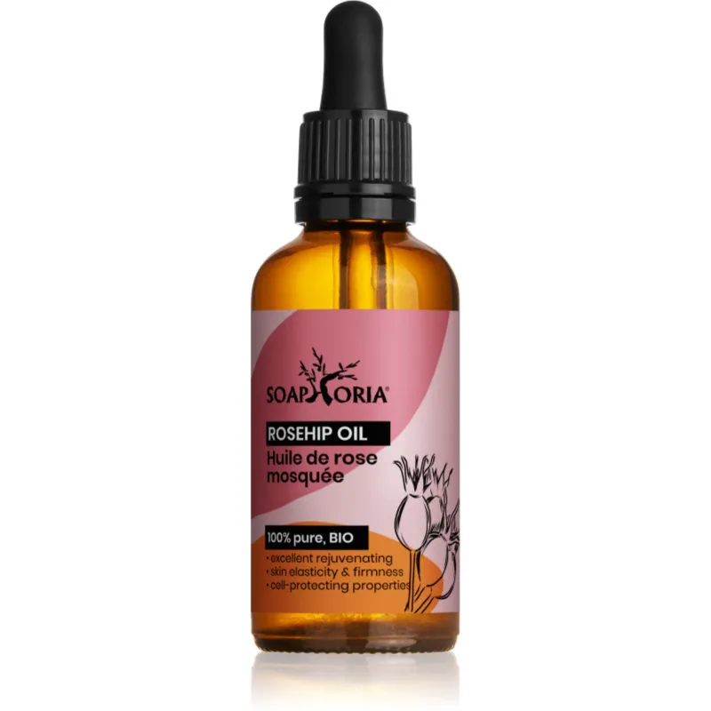 Soaphoria Organic Rosehip Oil λάδι αγριοτριανταφυλλιάς 50 ml