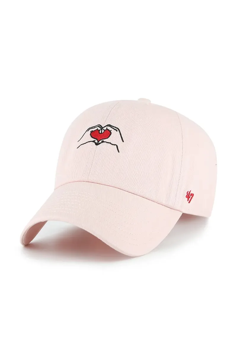 Βαμβακερό καπέλο του μπέιζμπολ 47 brand Love Base Runner Icon