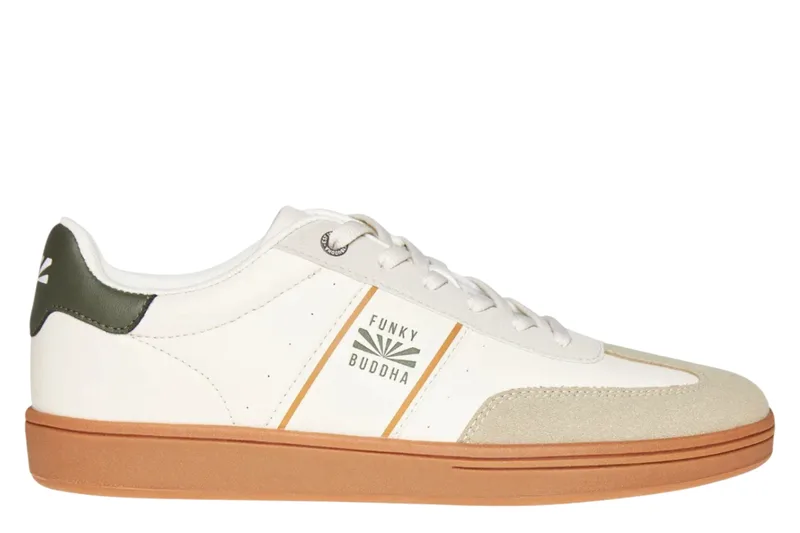 Sneaker Funky Buddha Ανδρικά Sneakers FBM010-007-08-WHITE Ανδρικό