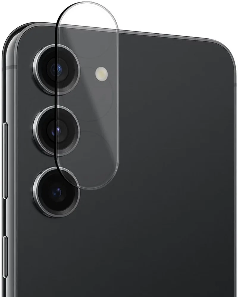 Κόκκινο Tempered Glass Camera Lens Protector - Αντιχαρακτικό Προστατευτικό Γυαλί για Φακό Κάμερας Samsung Galaxy S23 / S23 Plus - Transparent (8719246381799)