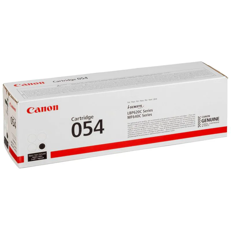 Canon 054 BK Black Toner Cartridge