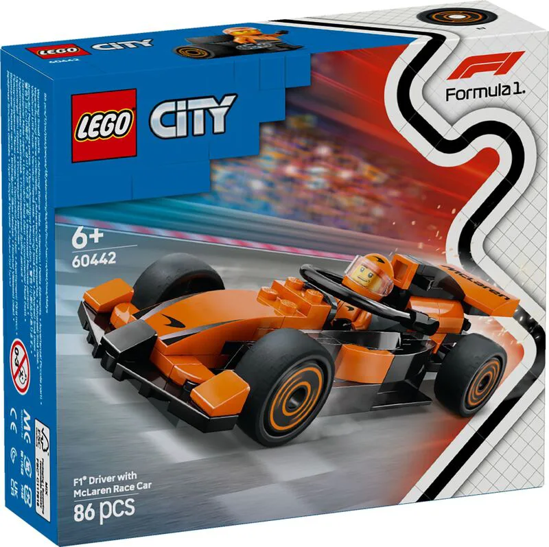 LEGO® City F1 Driver With McLaren Race Car (60442)