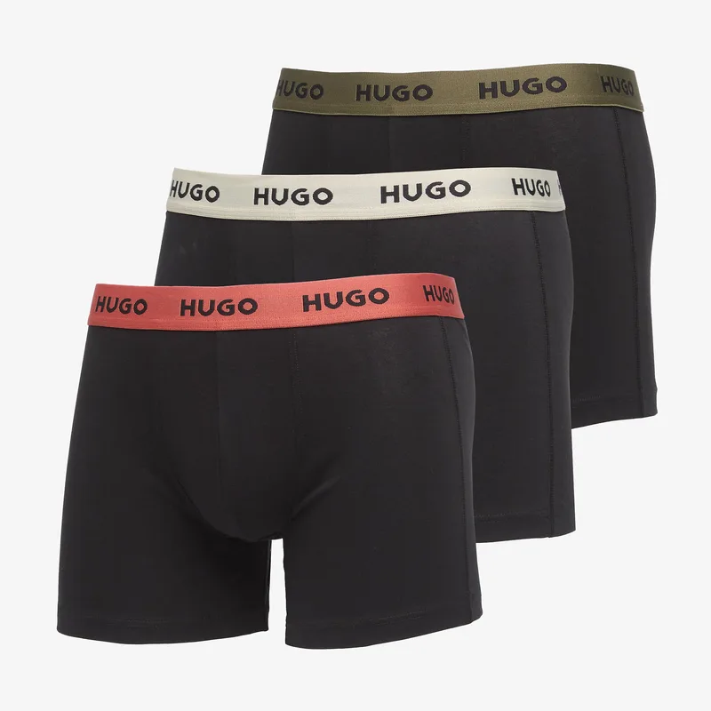Μπόξερς Hugo Boss Men-B-Boxerbr Triplet Pack Black S