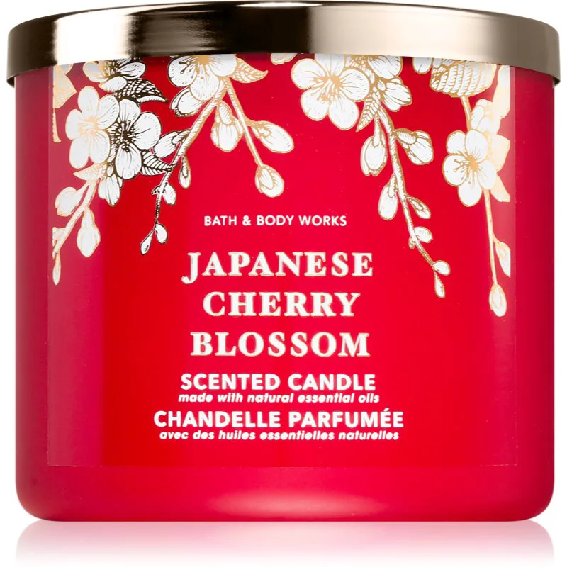 Bath & Body Works Japanese Cherry Blossom αρωματικό κερί 411 ml