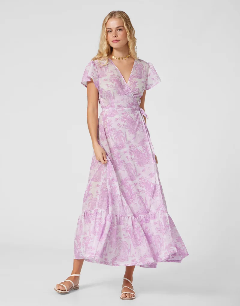 WOMEN'S WRAP DRESS