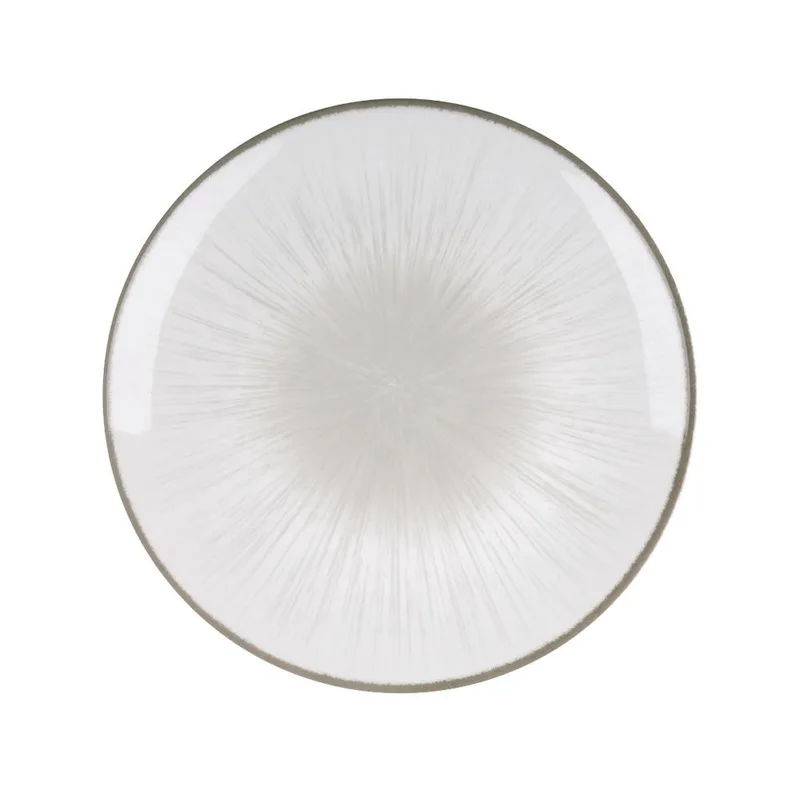 Πιατέλα Στρογγυλή Πορσελάνης 31εκ. Water Lily Grey Oriana Ferelli PR243366405 (Υλικό: Πορσελάνη, Χρώμα: Γκρι) - Oriana Ferelli - PR243366405