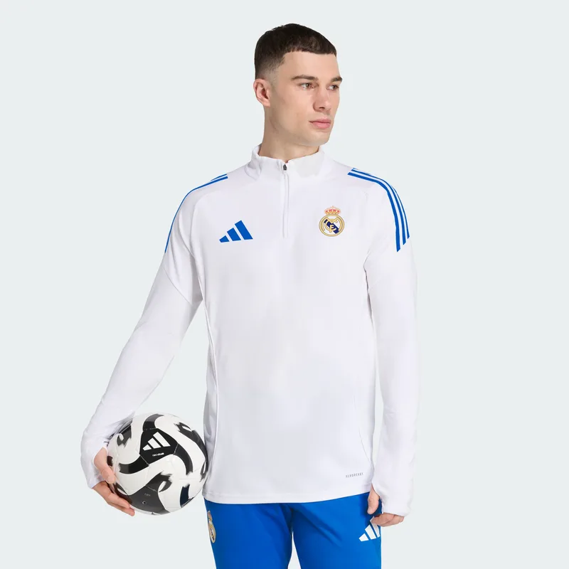 adidas Real Madrid FC Tiro 25 Ανδρική Half-Zip Μπλούζα Μακρύ Μανίκι Προπόνησης (9000252075_1539)
