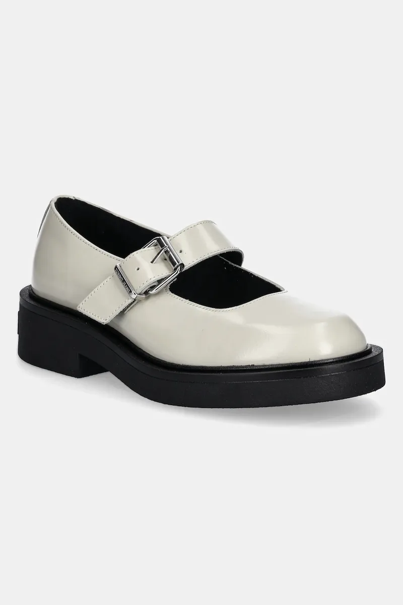 Δερμάτινα κλειστά παπούτσια Tommy Jeans TJW MARY JANE SHOE