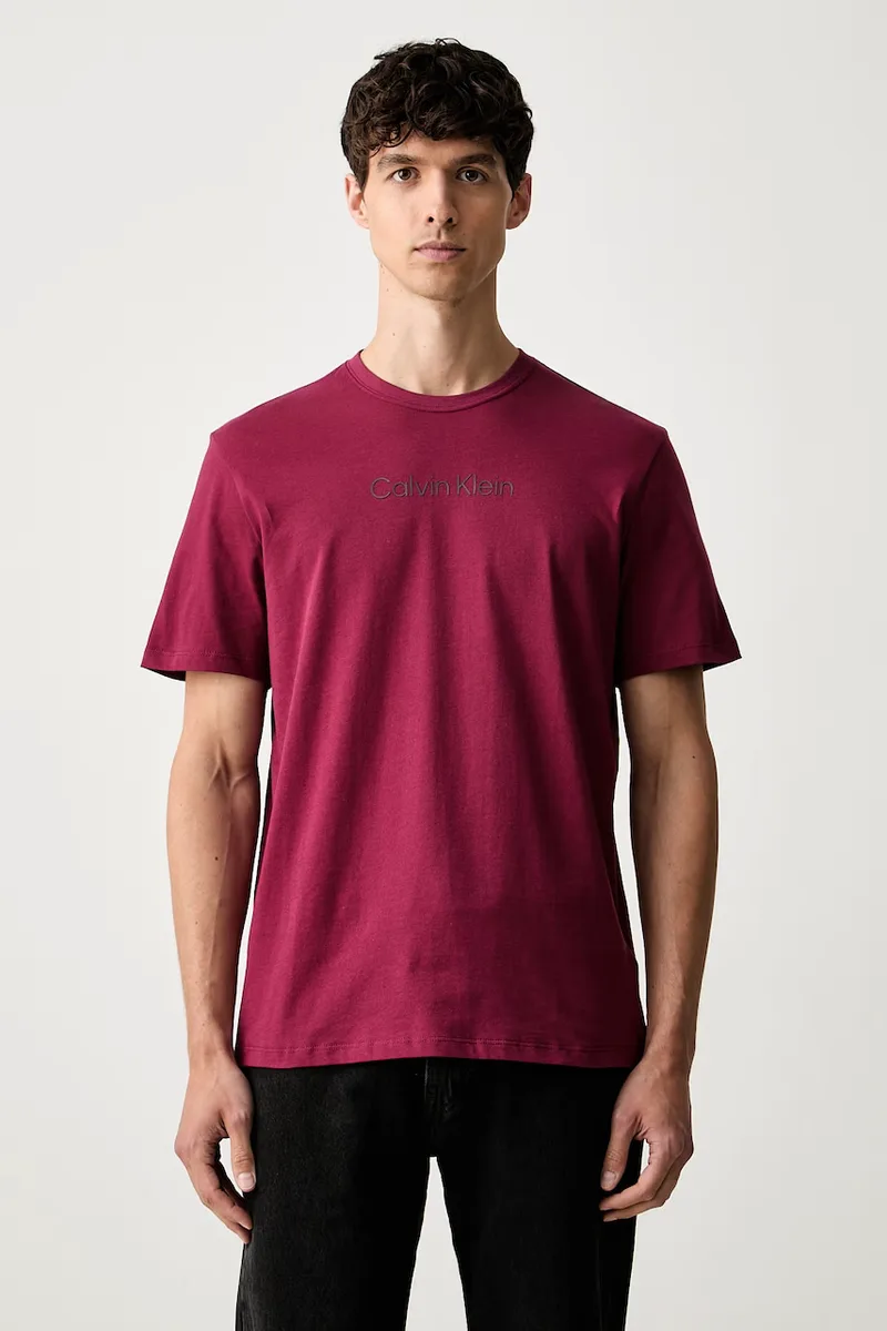 Calvin Klein t-shirt basic ανδρικό βαμβακερό