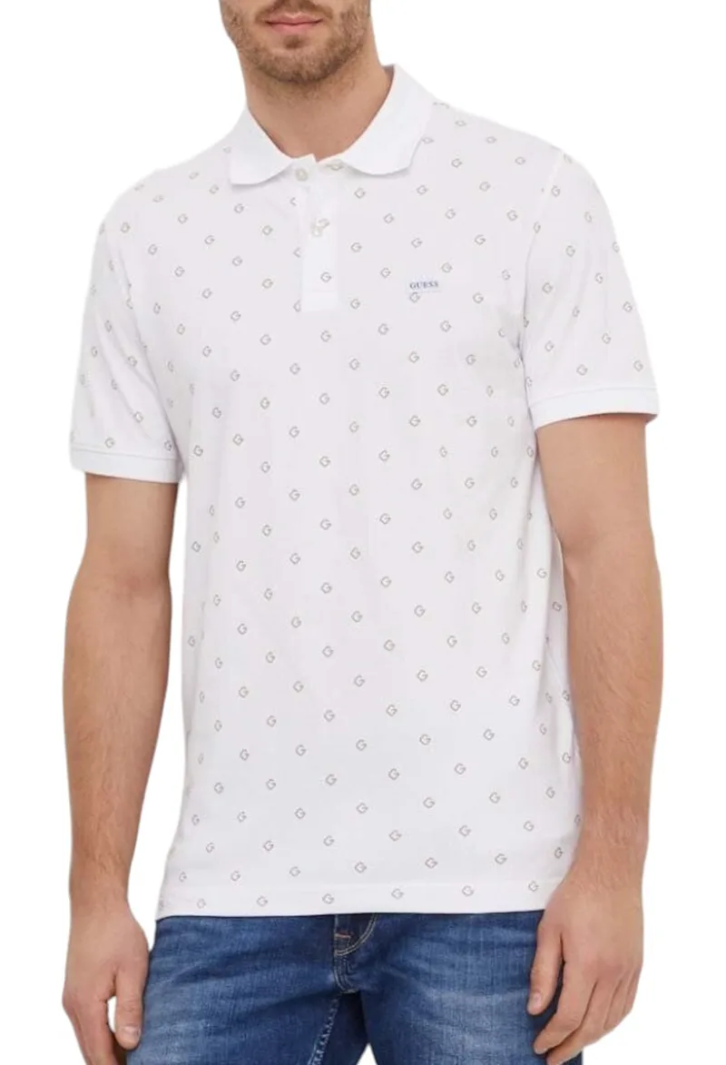 Μπλούζα Polo Guess G Print M4RP09K7O64 Ανδρικό