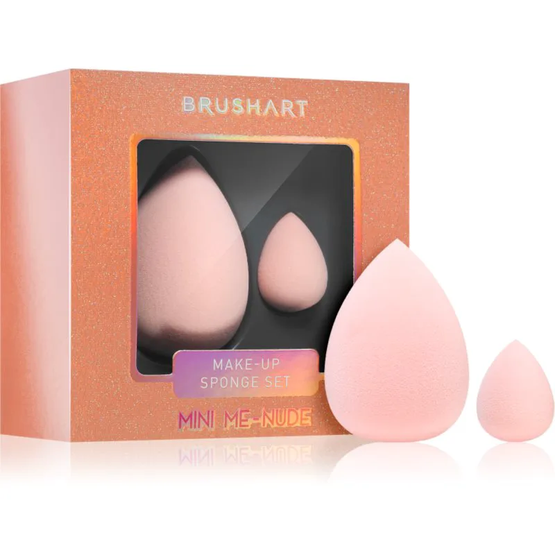 BrushArt Make-up Sponge Set Mini me - Nude σφουγγαράκι για μεικ απ MINI ME - NUDE