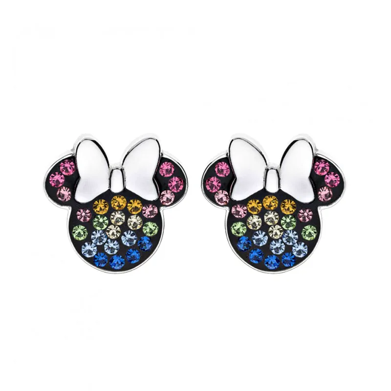 DISNEY Ασημένια Σκουλαρίκια Με τη Minnie Mouse ES00002SRML.CS