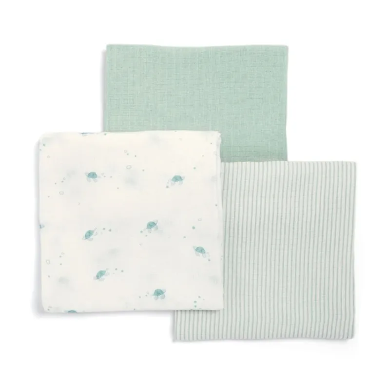 Σετ Μουσελίνες Αγκαλιάς Mamas & Papas Turtle 3 τεμ. 90Χ90 23180347