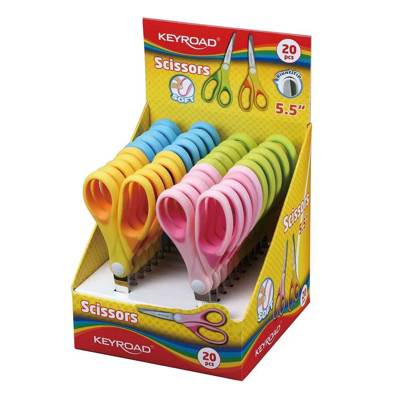 Ψαλίδι παιδικό 15cm Soft Grip Tatto (2 χρώματα)