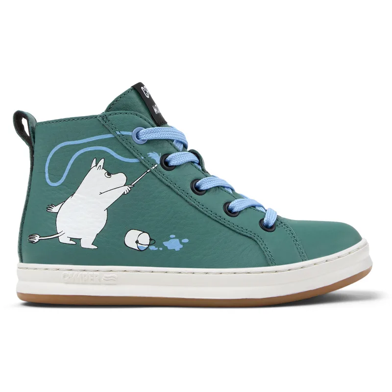CAMPER Camper x Moomin - Μπότες Για Κορίτσια - Πράσινο, Μέγεθος 25, Smooth leather