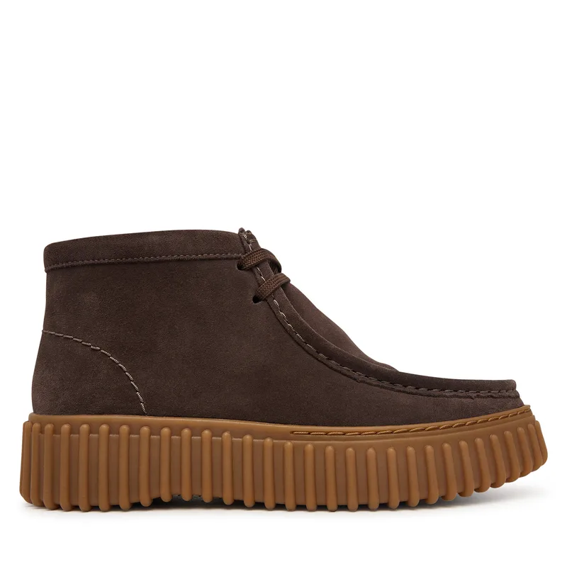 Μποτίνια Clarks Torhill Moss 26185345 Σκούρο καφέ