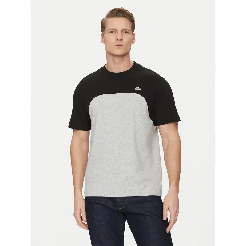 Lacoste T-Shirt TH9551 Γκρι Classic Fit